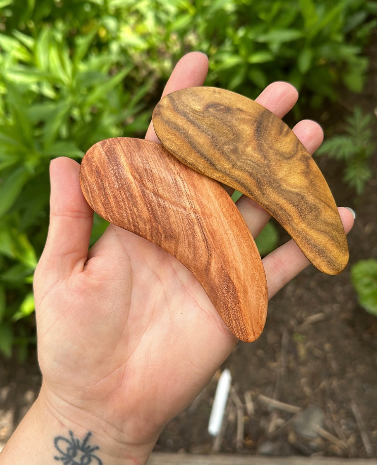 Reclaimed Wood Gua Sha