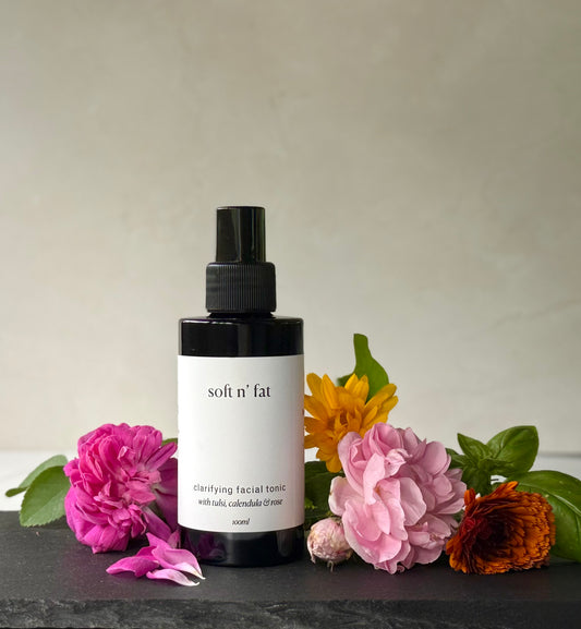 Clarifying Facial Tonic (Hibiscus, Tulsi & Rose)