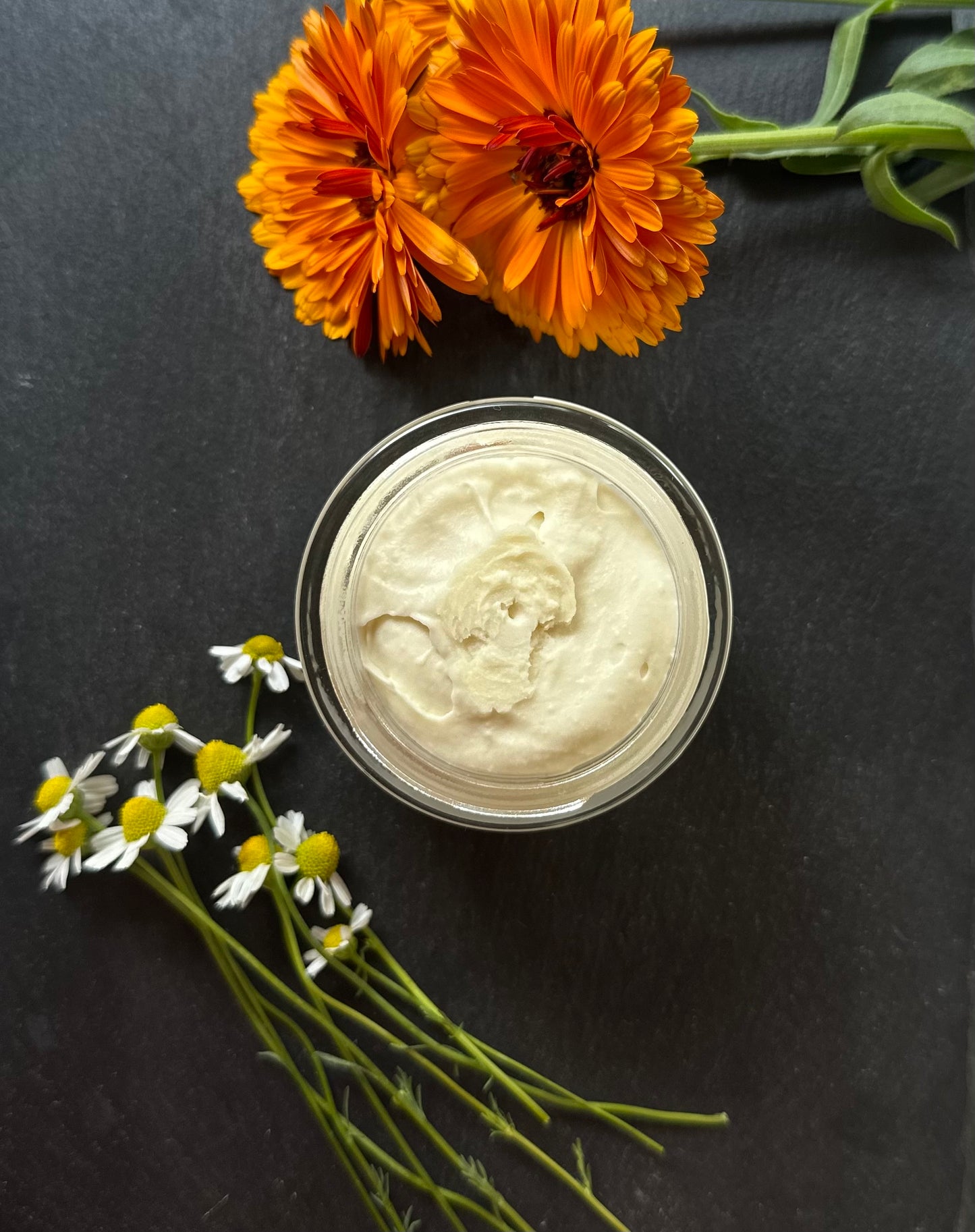 PURE 100% Calendula Chamomile Infused Whipped Tallow